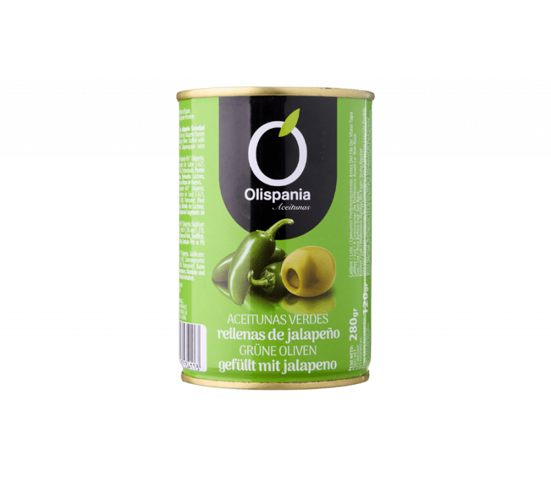 Olispania Olives stuffed with Jalapeño 10oz